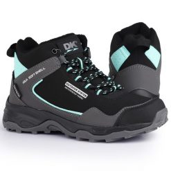 Buty damskie ocieplane Softshell DK SAURON. Czarne kurtki softshell damskie DK, bez wzorów, z softshellu, bez kaptura. W wyprzedaży za 219.00 zł.