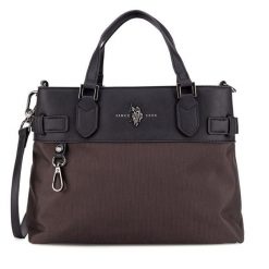 Torebka U.S. Polo Assn. Brązowe torebki klasyczne damskie U.S. Polo Assn., bez wzorów, bez dodatków. Za 329.99 zł.