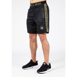 Atlanta Szorty - Czarny/Zielony. Czarne szorty męskie GORILLA WEAR, xl, na fitness i siłownię. Za 183.00 zł.