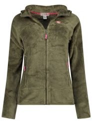 Canadian Peak Kurtka polarowa "Upaloodeak" w kolorze khaki rozmiar: XL. Brązowe kurtki damskie Canadian Peak, xl, bez wzorów, z materiału, bez kaptura. Za 126.45 zł.