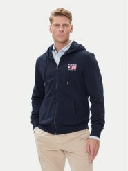 Tommy Hilfiger Bluza American MW0MW39691 Granatowy Regular Fit. Niebieskie bluzy bez kaptura męskie Tommy Hilfiger, l, z bawełny. Za 419.99 zł.