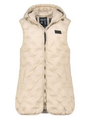 Geographical Norway Kamizelka "Vaniela" w kolorze beżowym rozmiar: S. Brązowe kamizelki damskie Geographical Norway, s. Za 175.67 zł.