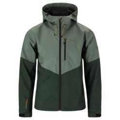 Kurtka wodoodporna Whistler Rodney. Zielone kurtki męskie WHISTLER, bez wzorów, z softshellu, sportowe, bez kaptura. Za 297.50 zł.