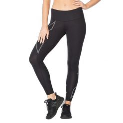 Damskie legginsy kompresyjne o średnim stopniu kompresji 2XU Light Speed. Czarne legginsy damskie 2XU, bez wzorów. W wyprzedaży za 524.95 zł.