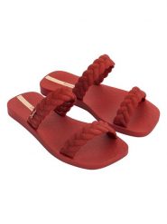 Ipanema Klapki w kolorze czerwonym rozmiar: 35/36. Czerwone klapki damskie Ipanema, bez wzorów, bez obcasa. Za 61.75 zł.