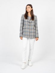 Liu Jo Marynarka | WF2416 T4243 | Kobieta | Szary. Szare marynarki i żakiety damskie Liu Jo, bez wzorów, z poliesteru, eleganckie. W wyprzedaży za 599.00 zł.