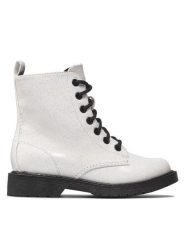 Steve Madden Botki Jdean SM15000143-02002-002 Biały. Białe botki dziewczęce Steve Madden, bez wzorów, ze skóry, bez ramiączek. Za 349.99 zł.