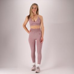 Damski zestaw sportowy - Legginsy/stanik - Różowy. Czerwone biustonosze sportowe damskie XTREME, s, bez wzorów, z dresówki. Za 207.04 zł.