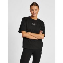 Koszulka damska Hummel Lgc Tammy. Czarne bluzki sportowe damskie HUMMEL, xs, z bawełny, bez kołnierzyka, bez ramiączek. Za 161.50 zł.