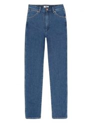 Wrangler Dżinsy - Regular fit - w kolorze niebieskim rozmiar: W31/L34. Niebieskie jeansy damskie Wrangler, z podwyższonym stanem. Za 153.71 zł.