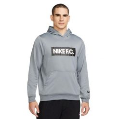 Męska Bluza Z Kapturem DF FC Libero. Szare bluzy z kapturem męskie Nike, m. Za 220.99 zł.