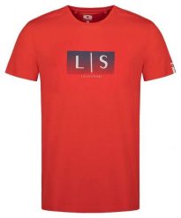 T-shirt męski Loap Allyss czerwony 2XL. Czerwone t-shirty męskie ÀLG, na jesień, m, bez wzorów, z bawełny, bez kołnierzyka. Za 64.79 zł.