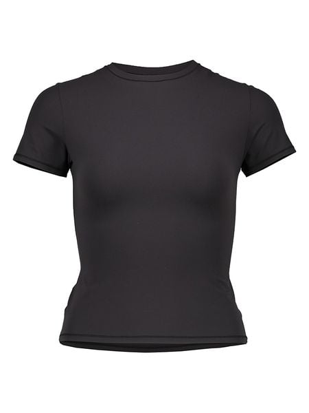 Skims Koszulka w kolorze czarnym rozmiar: L. Czarne t-shirty damskie Skims, l, bez wzorów, bez kołnierzyka. Za 136.13 zł.