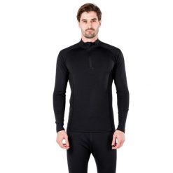 Męska Bluza z 100% Wełny Merino Extreme (260 g/m²) Bora Woolona. Czarne bluzy bez kaptura męskie WOOLONA, m, z wełny. W wyprzedaży za 396.00 zł.