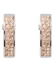 COEUR DE LION Kolczyki-wkrętki z kryształami rozmiar: onesize. Pomarańczowe kolczyki damskie COEUR DE LION, z kryształem, ze stali. Za 113.99 zł.