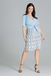 Plisowana Midi Spódnica - Wzór 114. Białe spódniczki damskie Figl, m, bez wzorów, z elastanu, midi, rozkloszowane. Za 189.00 zł.