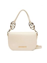 LOVE MOSCHINO Torebka JC4049PP1NLF0110 Beżowy. Brązowe torebki klasyczne damskie Love Moschino, bez wzorów, ze skóry, bez dodatków. Za 679.99 zł.