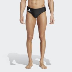 Slipy kąpielowe męskie adidas Solid. Białe kąpielówki męskie Adidas, m, bez wzorów, z materiału, do pływania. Za 89.95 zł.