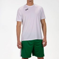 Koszulka do biegania męska Joma Combi. Białe t-shirty sportowe męskie Joma, m, bez ramiączek, do biegania. W wyprzedaży za 32.29 zł.