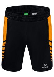 Szorty Erima Worker Six Wings. Czarne szorty męskie Erima, z materiału, bez kołnierzyka. Za 142.50 zł.