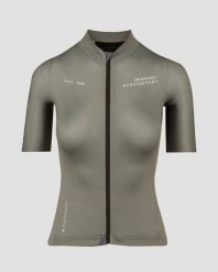 Koszulka rowerowa damska X-Bionic Corefusion Ride Jersey Ss G810. Szare bluzki sportowe damskie X BIONIC, l, z jersey, bez kołnierzyka, bez ramiączek. Za 749.99 zł.