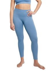 Sloggi Legginsy "Ever Infused" w kolorze błękitnym rozmiar: M. Niebieskie legginsy sportowe damskie Sloggi, m, bez wzorów, z podwyższonym stanem, outdoorowe. Za 101.23 zł.