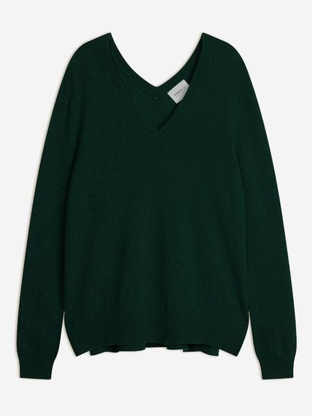 Perfect Cashmere Kaszmirowy sweter "Lova" w kolorze zielonym rozmiar: S. Zielone swetry klasyczne damskie Perfect Cashmere, s, z kaszmiru, bez kołnierzyka. Za 347.99 zł.