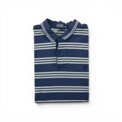 Second life - Polo Ralph Lauren koszulka męska vintage Y2K - Stan dobry. Niebieskie koszulki polo męskie Ralph Lauren, l, bez wzorów, bez ramiączek. Za 106.46 zł.