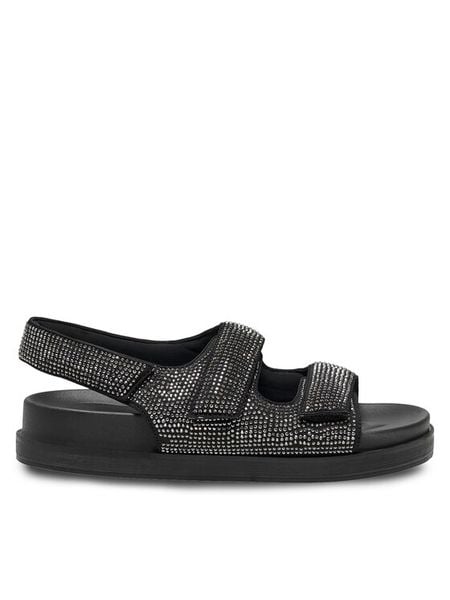 ONLY Shoes Sandały Onlminnie-13 15319594 Czarny. Czarne sandały damskie ONLY Shoes, bez wzorów, ze skóry, bez obcasa, na płaskiej podeszwie. Za 119.99 zł.