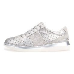 Geox tenisówki damskie Gomesia 36 srebrny. Szare trampki i tenisówki damskie Geox, bez wzorów. W wyprzedaży za 312.00 zł.