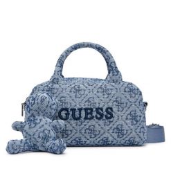 Torebka Guess. Niebieskie torebki klasyczne damskie Guess, z aplikacjami, bez dodatków. Za 344.99 zł.
