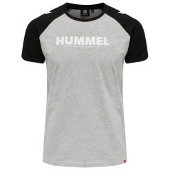 Koszulka Hummel Legacy Blocked. Szare bluzki damskie HUMMEL, xl, bez wzorów, sportowe, bez kołnierzyka, bez ramiączek. Za 130.50 zł.