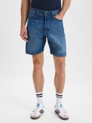 Jack & Jones szorty jeansowe - JJItony Mężczyźni Bawełna niebieski, XXL. Niebieskie szorty męskie Jack & Jones, z bawełny, bez kołnierzyka. Za 139.95 zł.
