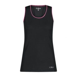 Damski tank top CMP. Brązowe topy damskie CMP, bez wzorów, bez kołnierzyka. Za 212.50 zł.