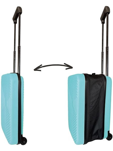 Joybos Walizka w kolorze błękitnym - 34 x 47,5 x 28 cm rozmiar: onesize. Niebieskie walizki Joybos, bez wzorów, z materiału. Za 169.99 zł.