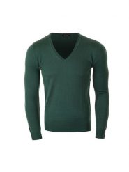 Antony Morato Sweter V-Neck S | MMSW00215 | Mężczyzna | Zielony. Zielone swetry męskie Antony Morato, m, bez wzorów, z dzianiny, bez kołnierzyka. W wyprzedaży za 89.00 zł.