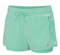 Spodenki tenisowe Fila Shorts Elea. Zielone spodenki sportowe damskie Fila, s, z materiału, tenisowe. Za 215.00 zł.