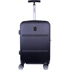Walizka w kolorze czarnym - 44 l. Czarne walizki Bestseller Luggage, bez wzorów, z materiału. W wyprzedaży za 169.95 zł.