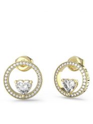 Guess Kolczyki JUBE04 666JW Złoty. Żółte kolczyki damskie Guess, metalowe. Za 179.99 zł.