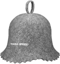 Czapka do sauny filcowa Aqua Speed. Szare czapki męskie Aqua-Speed, bez wzorów, z materiału. Za 49.90 zł.