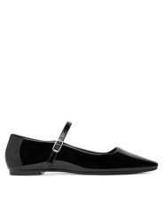 Gino Rossi Baleriny EMMY-V12 Czarny. Czarne baleriny damskie Gino Rossi, bez wzorów, z lakierowanej skóry, bez obcasa. Za 269.99 zł.
