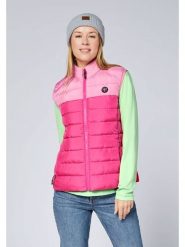 Chiemsee Kamizelka pikowana w kolorze różowym rozmiar: L. Różowe kamizelki damskie Chiemsee, l. Za 173.99 zł.