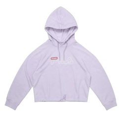 Damska bluza Fila SARENA cropped hoody FAW0351-40012. Fioletowe bluzy sportowe damskie Fila, s, z bawełny. Za 148.86 zł.