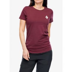 Koszulka bawełniana damska Black Diamond Equipment For Alpinists SS Tee. Czarne bluzki sportowe damskie Black Diamond, bez wzorów, z bawełny, bez ramiączek. Za 114.99 zł.