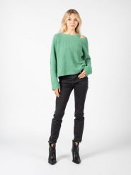 Pinko Sweter "Marsala" | 1G189N A08G | Kobieta | Zielony. Zielone swetry klasyczne damskie Pinko, l, z kaszmiru, bez kołnierzyka. W wyprzedaży za 389.00 zł.