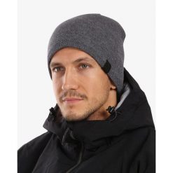 Czapka męska Kilpi DRACO-M. Szare czapki męskie Kilpi, bez wzorów, sportowe. Za 58.51 zł.