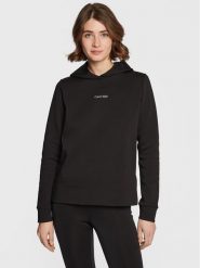 Calvin Klein Bluza Micro Logo K20K205452 Czarny Regular Fit. Czarne bluzy bez kaptura damskie CALVIN KLEIN, s, z syntetyku. Za 289.99 zł.