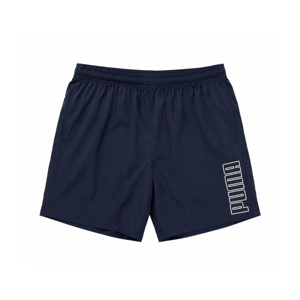 Kąpielówki męskie Puma SWIM MID granatowe 94777803 r XS. Niebieskie kąpielówki męskie Puma, l, bez wzorów, z tkaniny, do pływania. Za 149.80 zł.