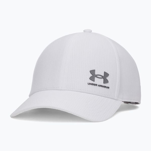 Czapka z daszkiem Under Armour Iso-chill Armourvent. Białe czapki męskie Under Armour, bez wzorów, sportowe. Za 83.99 zł.