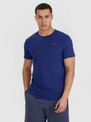 4F T-shirt regular gładki męski (2-pack) - multikolor S. T-shirty męskie 4f, m, bez wzorów, z bawełny, bez kołnierzyka. Za 89.99 zł.
